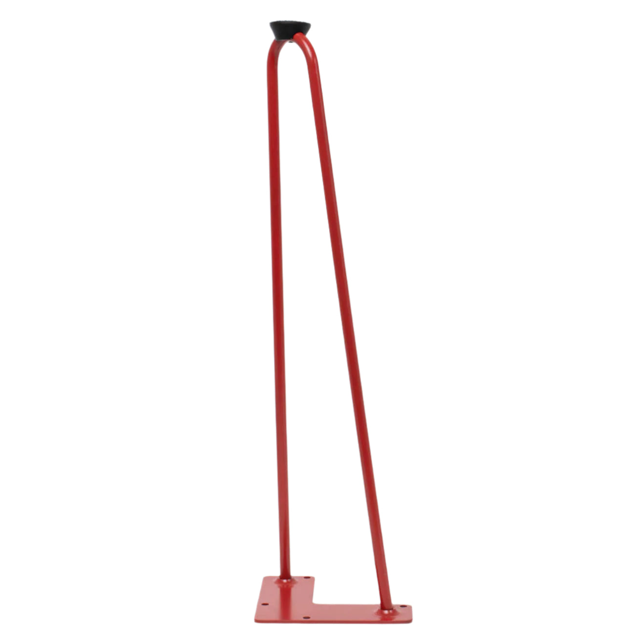 Red hairpin table leg for tables, live edge tables, side tables, or coffee tables