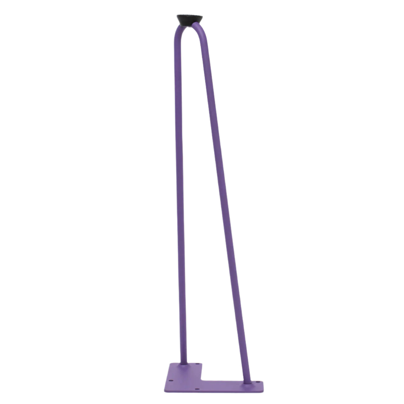 Royal purple hairpin table leg