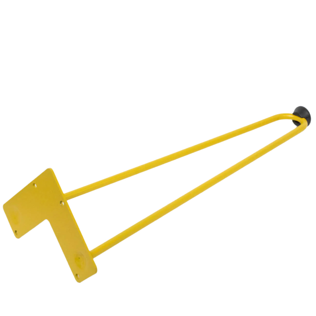 yellow hairpin aluminum table leg