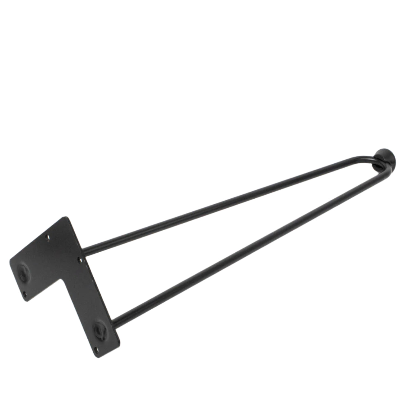 Charcoal black hairpin table leg