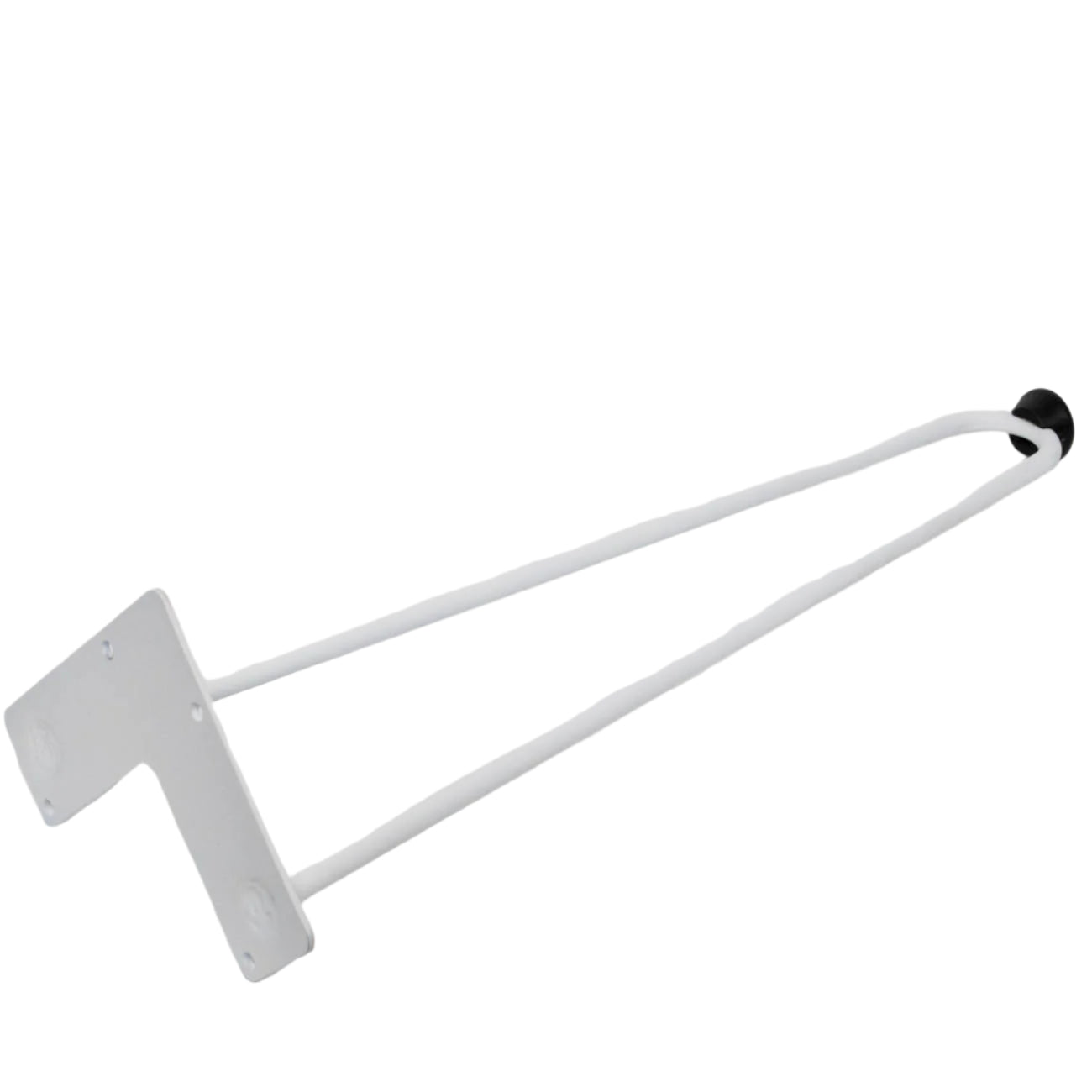 white colored hairpin table leg