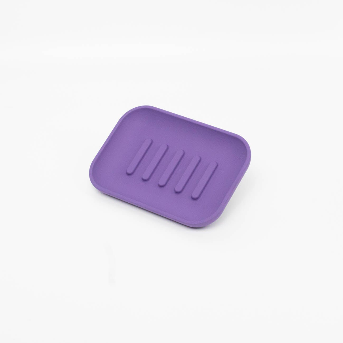 Royal Purple colored shower soap dish