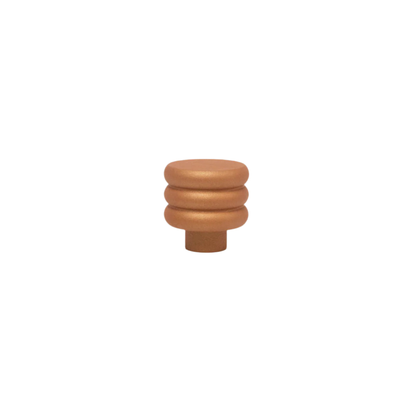 Copper modern honeycomb cabinet knob