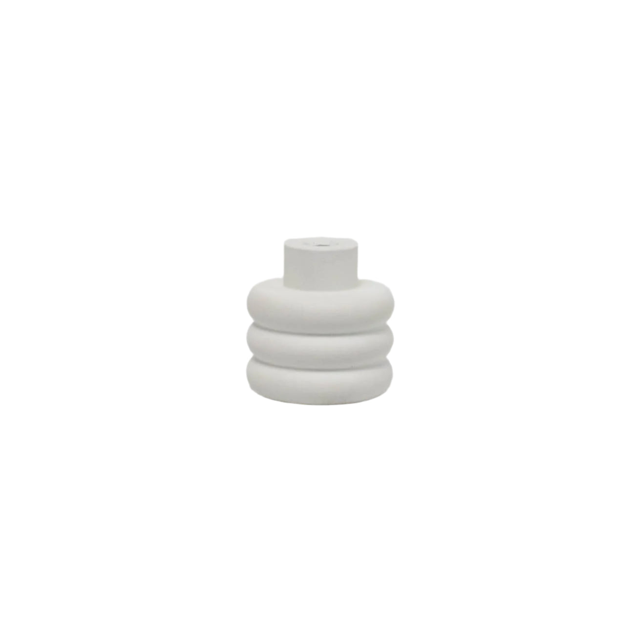 Snow white modern honeycomb knob