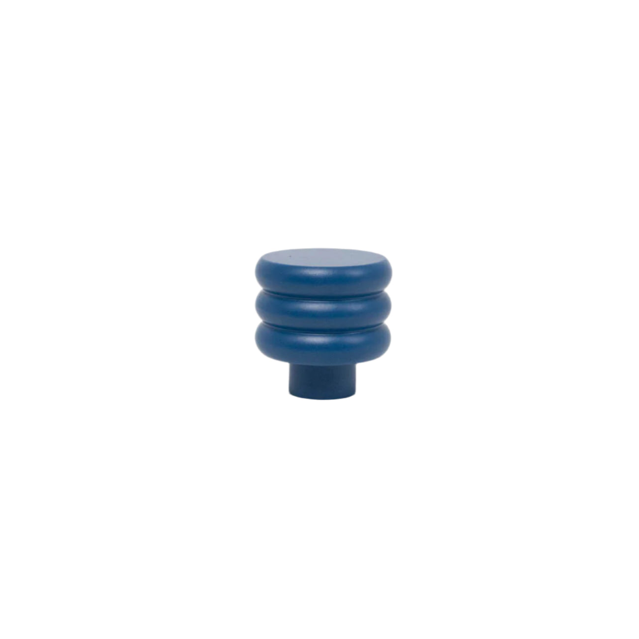Polo blue  mid-century modern honeycomb knob