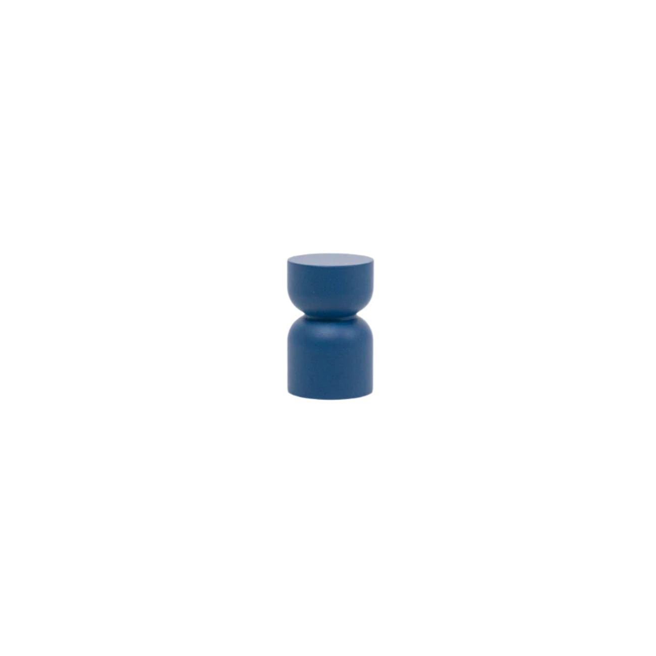 Polo blue modern hourglass knob
