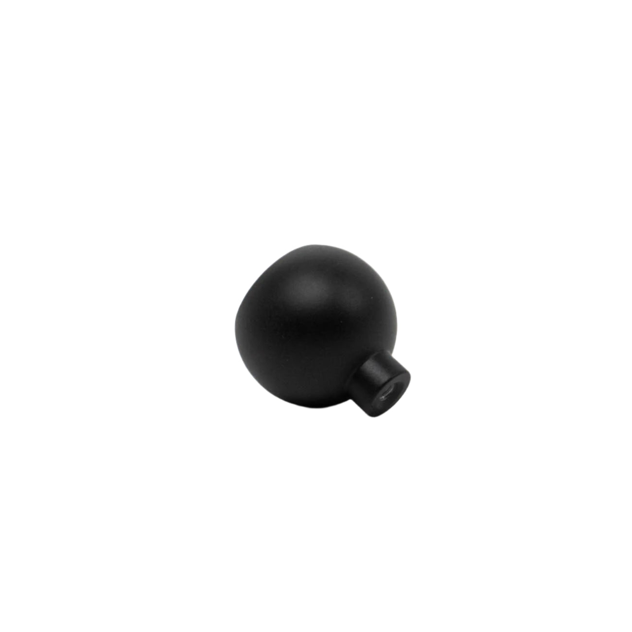 charcoal black sphere knob