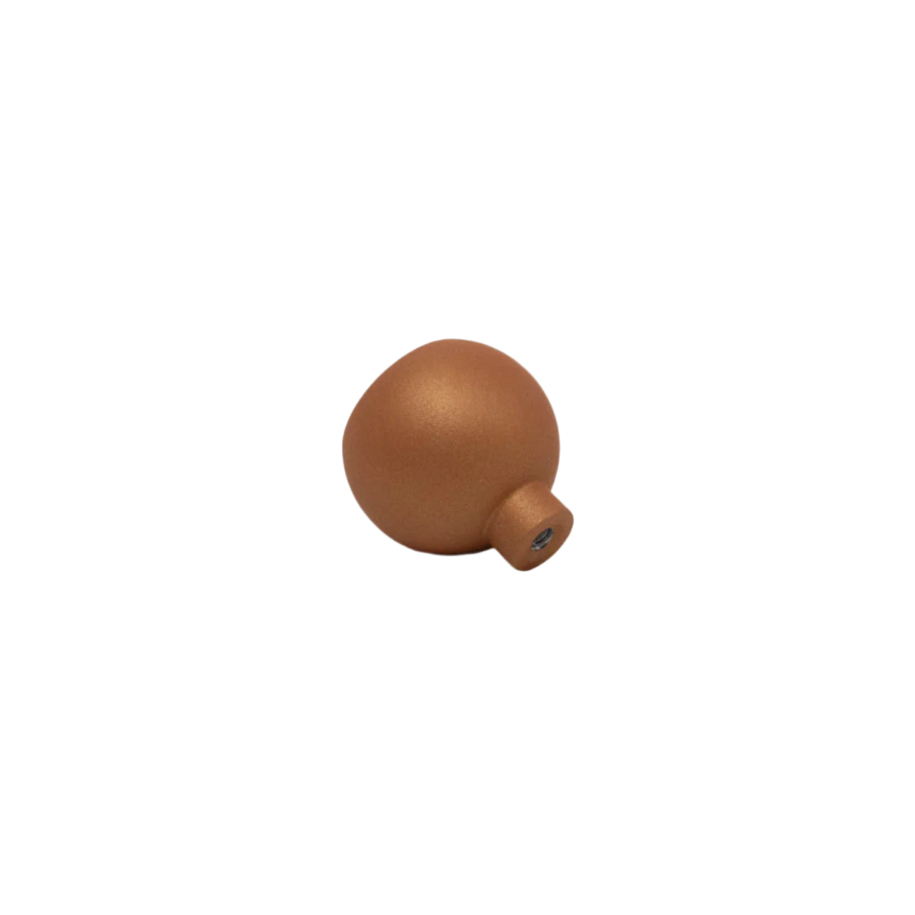 Copper modern sphere knob