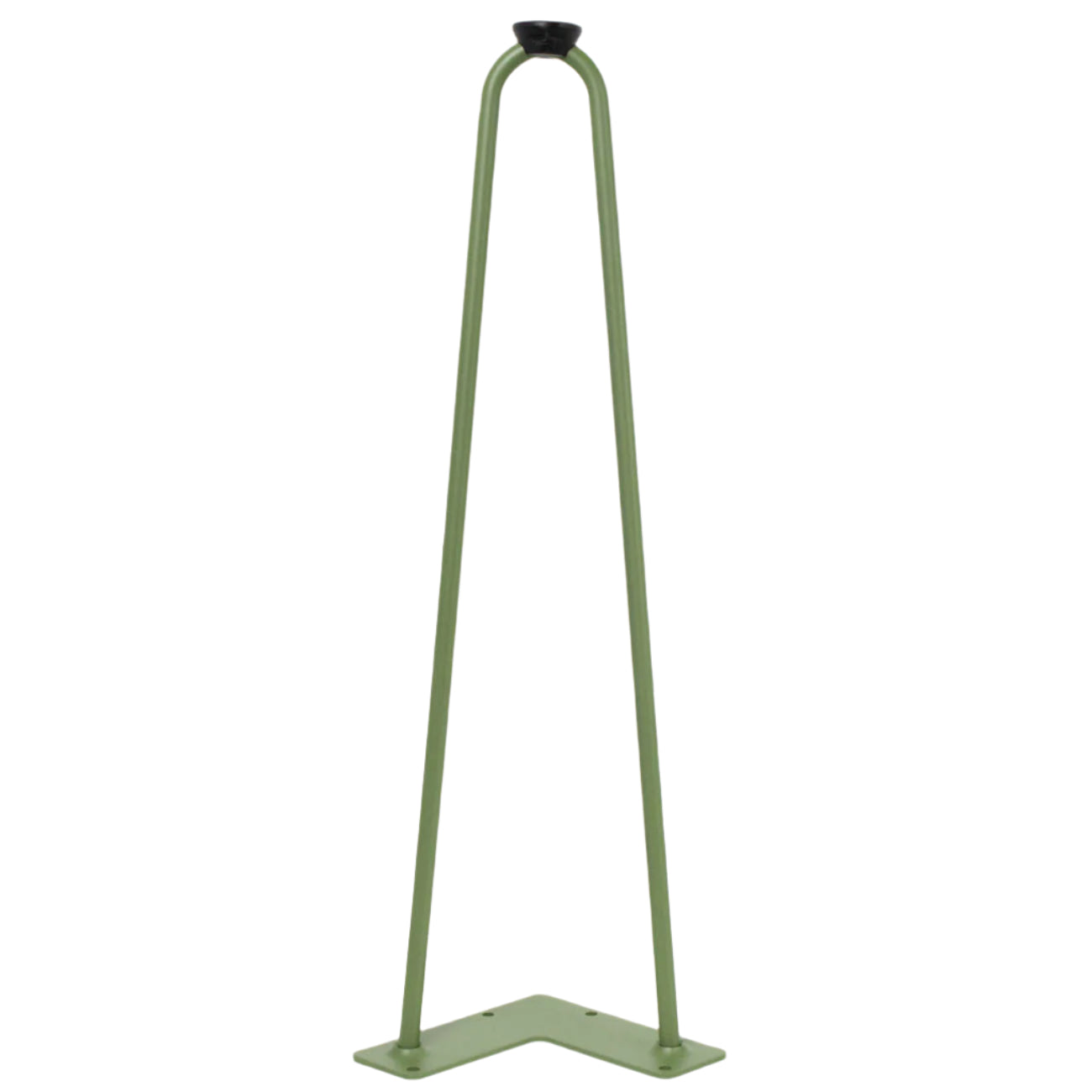 Olive green hairpin table leg for any table