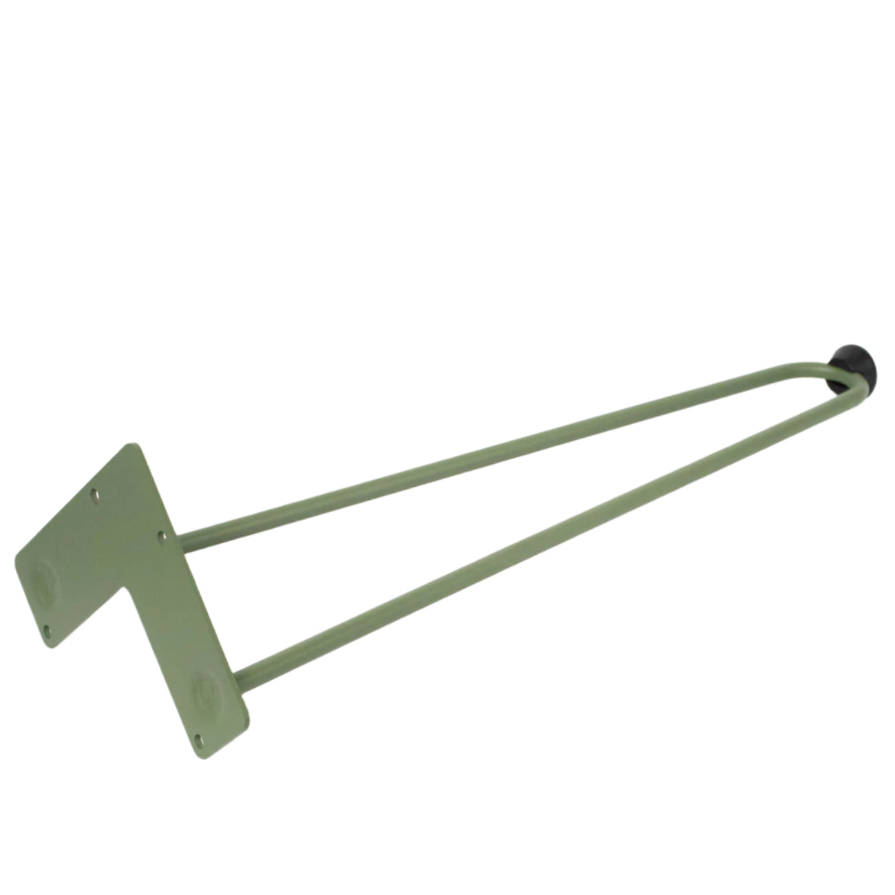 green hairpin table leg