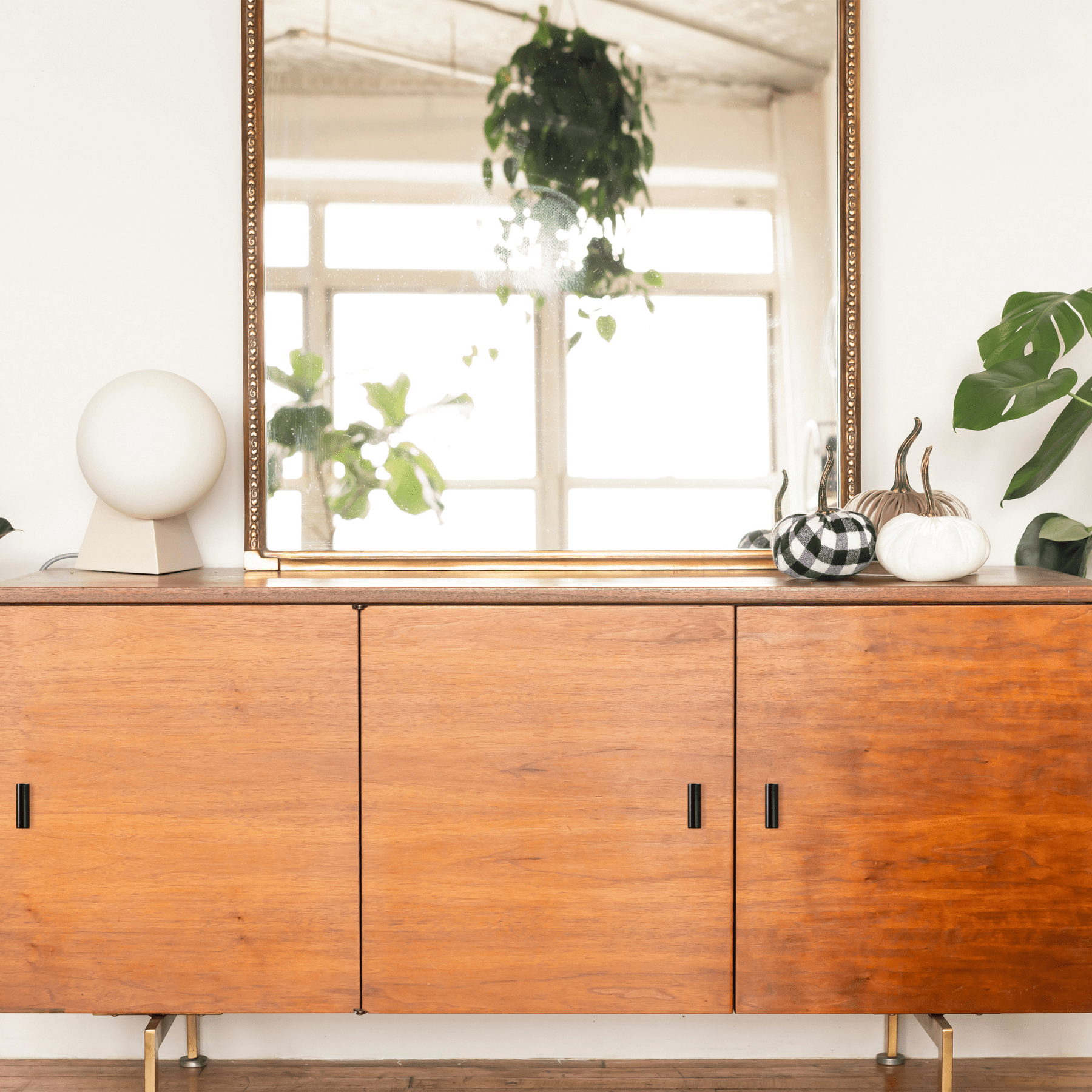 Mid-Century Modern West Elm Dresser - Black Rectangular Mobile