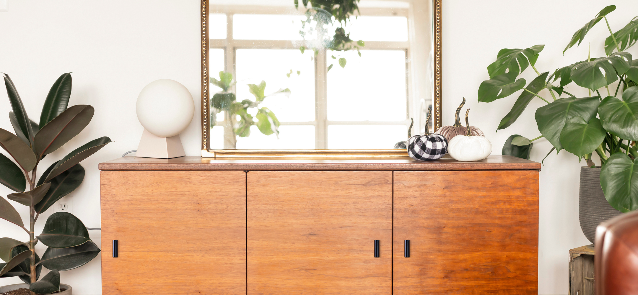 Mid-Century Modern West Elm Dresser - Black Rectangular Desktop