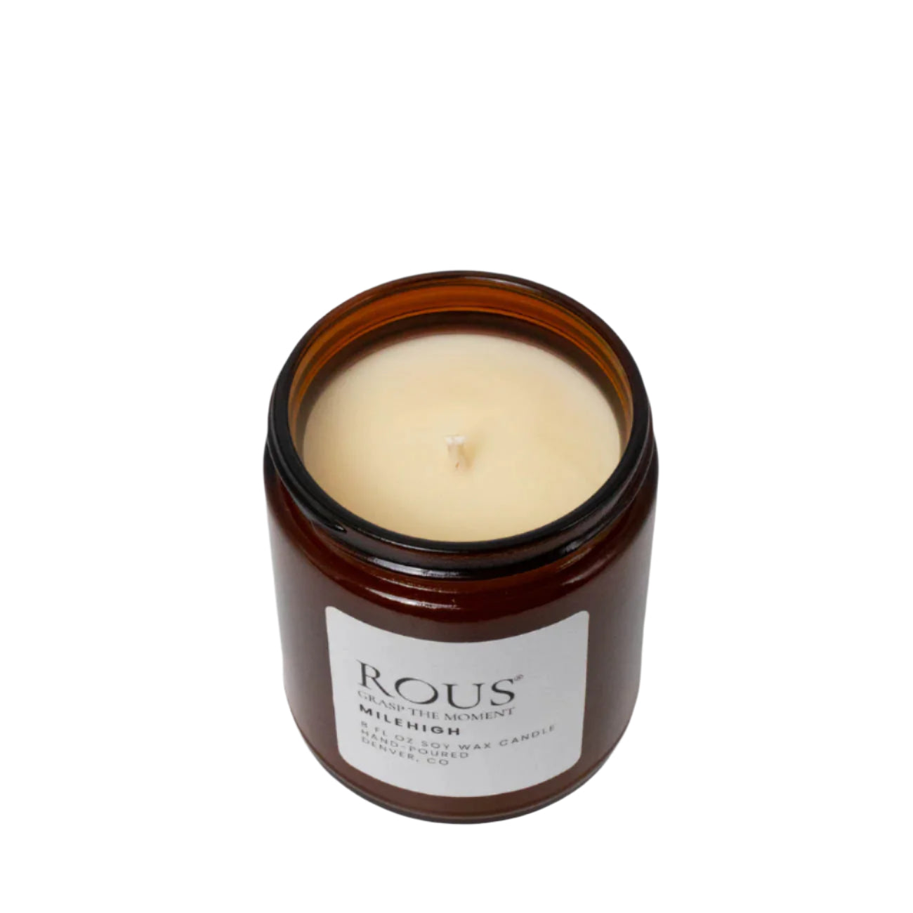 The Mile High, pine vetiver and soy candle.