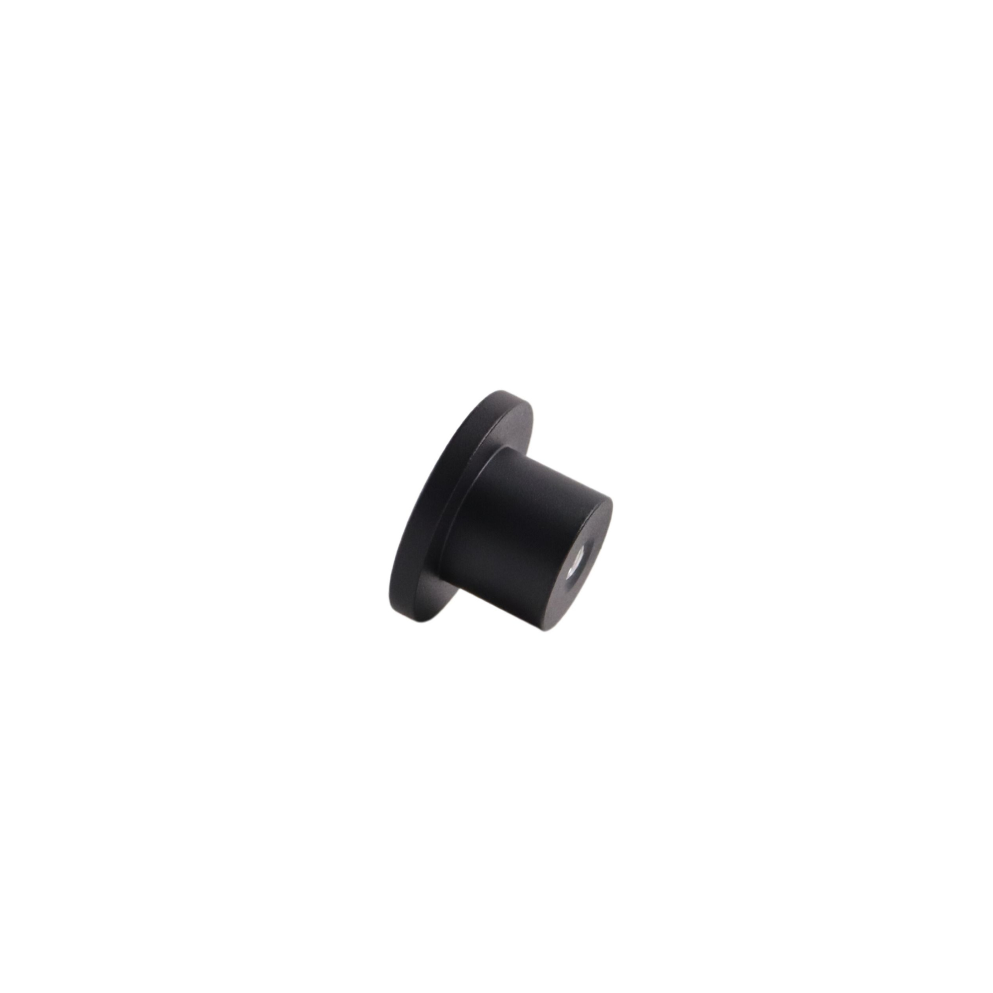 Charcoal black modern round knob