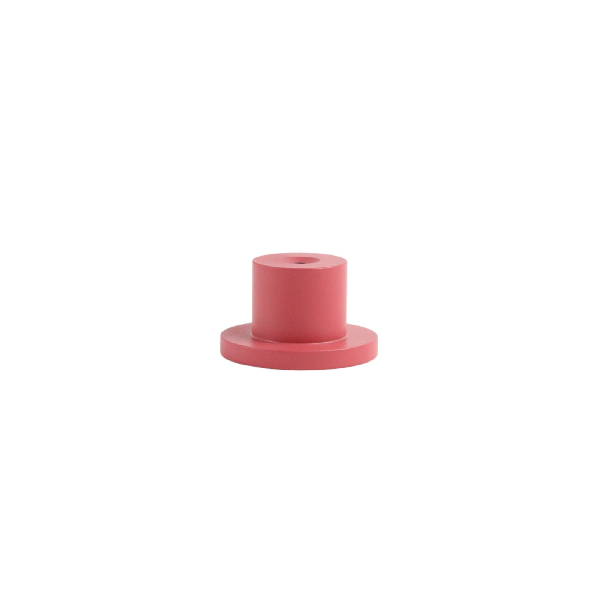 Blush pink modern round knob