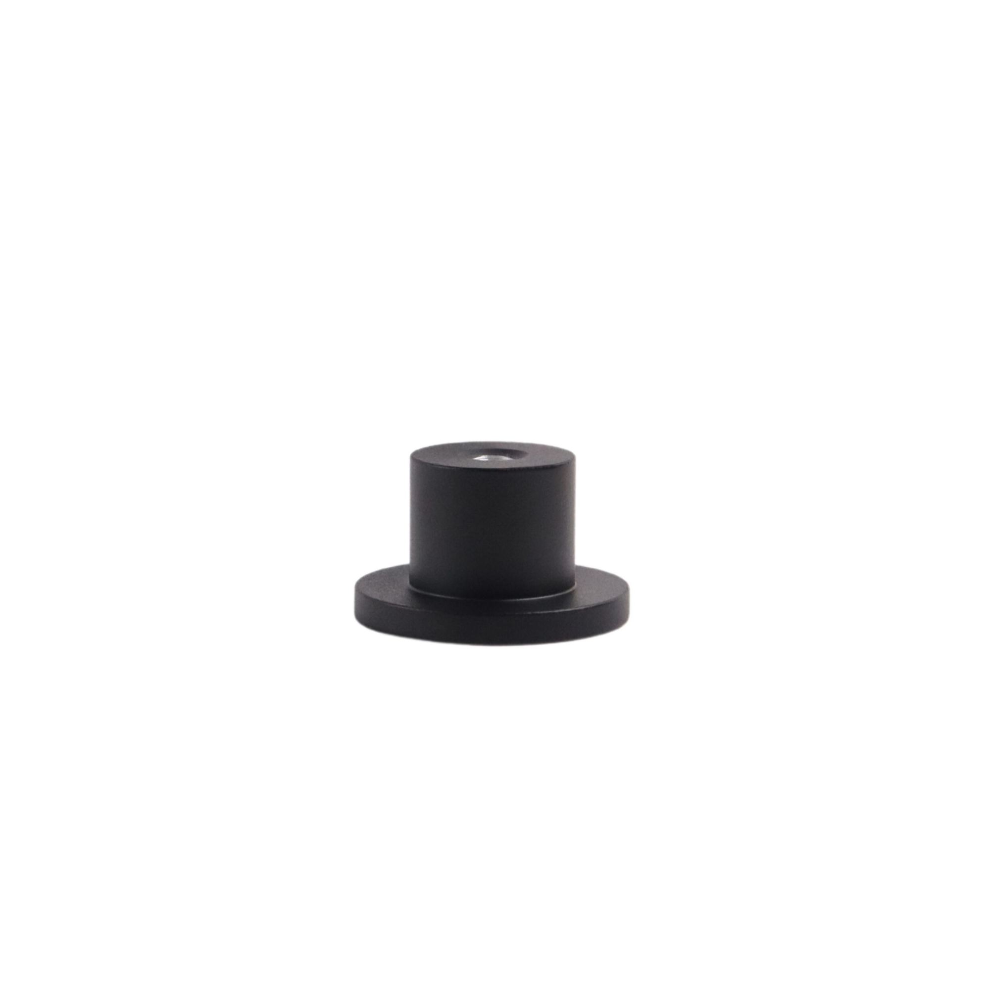 Charcoal black round knob