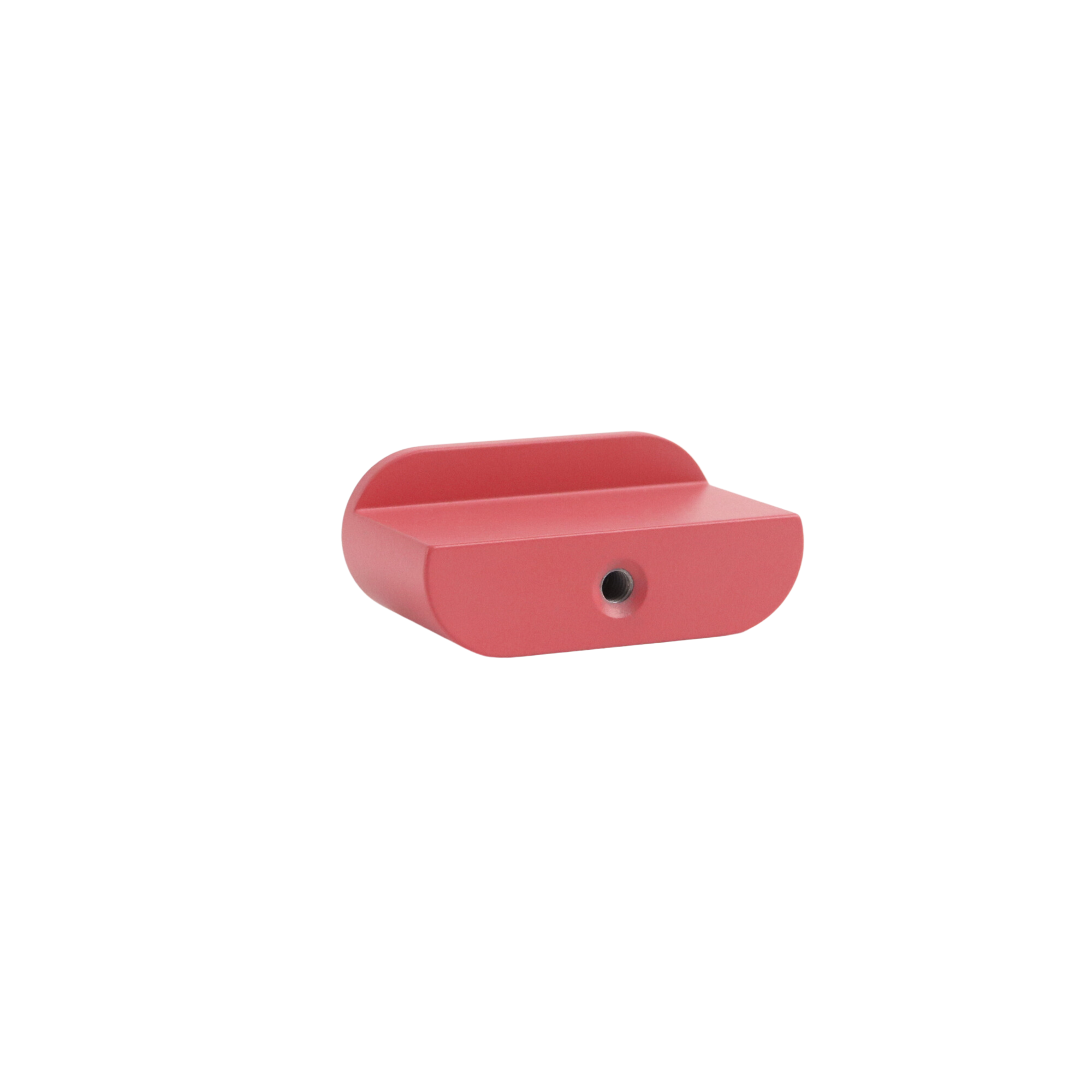 Blush pink modern oval cabinet knob