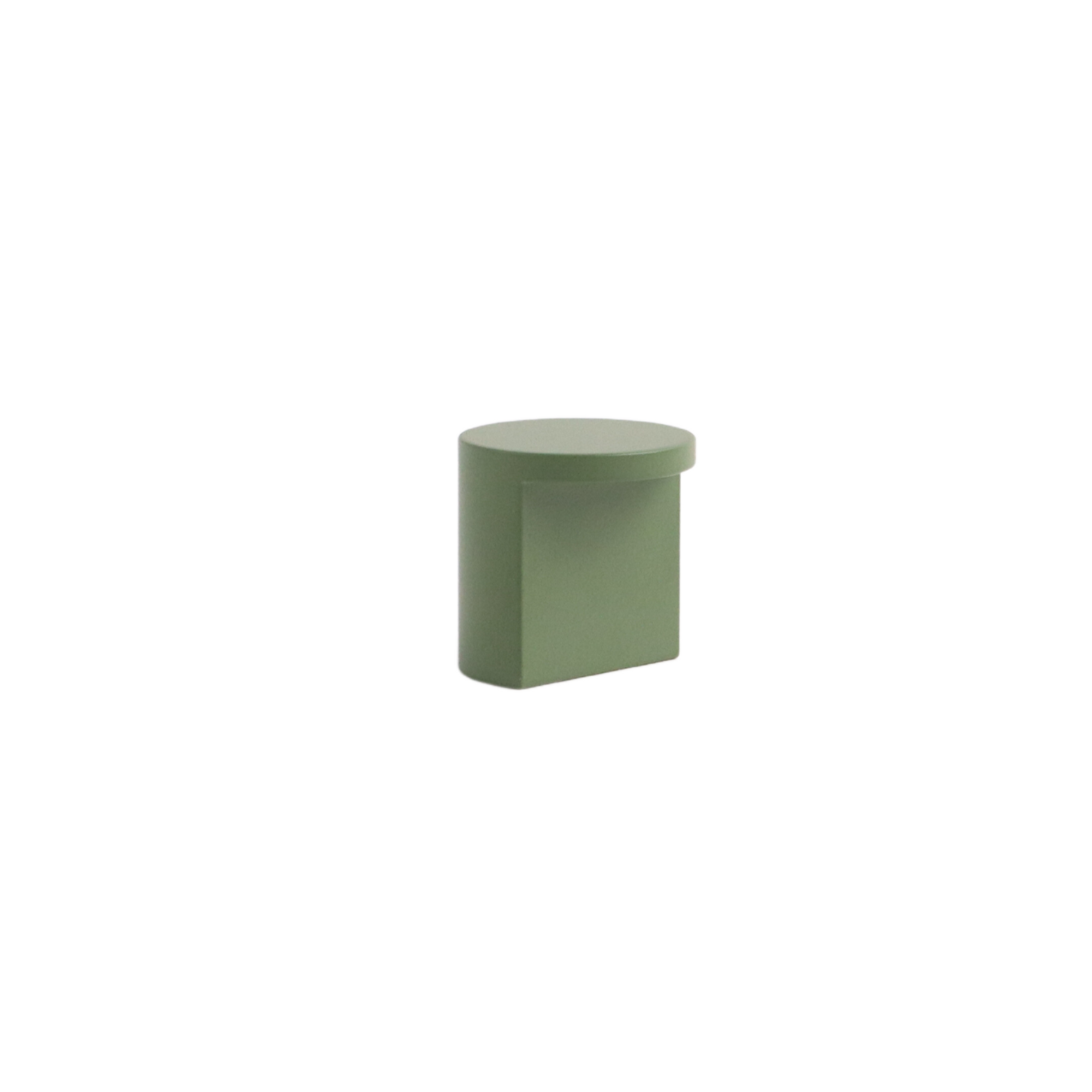 green modern cutout knob