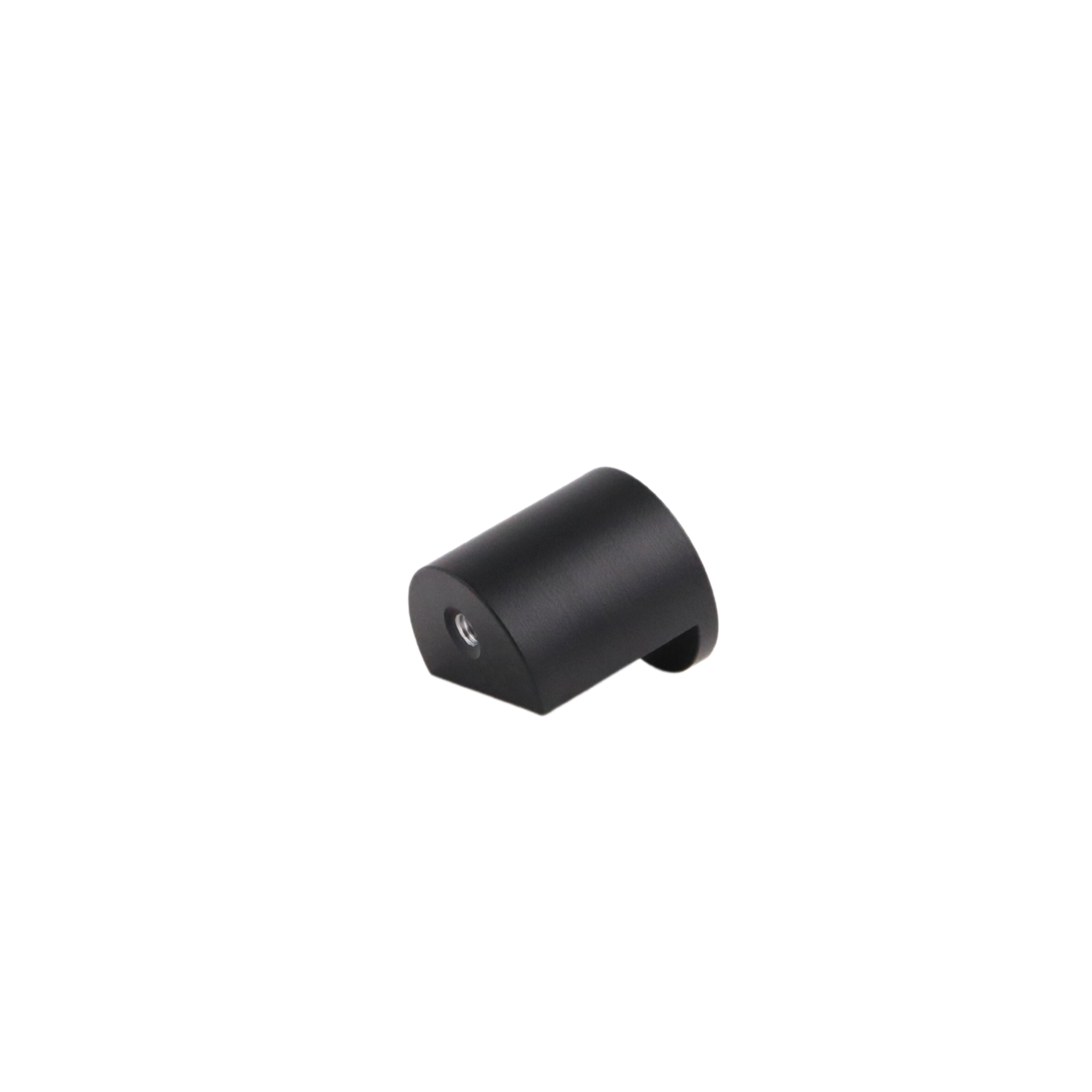 Black cutout cabinet knob
