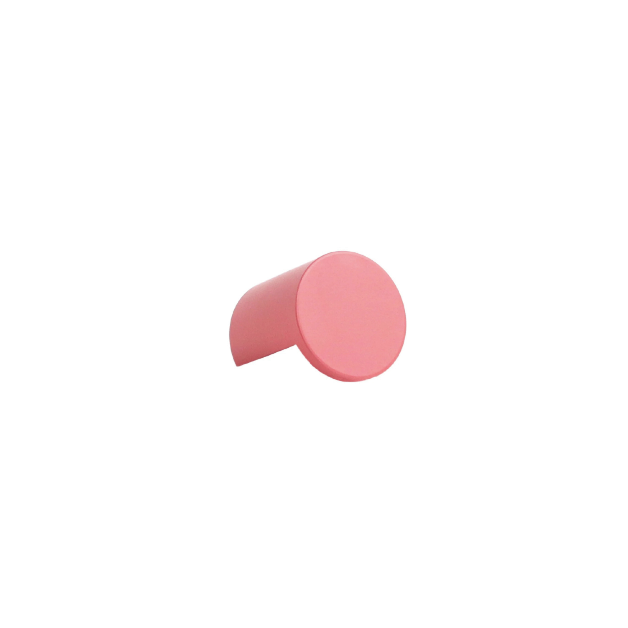 Blush pink mid-century modern cutout knob