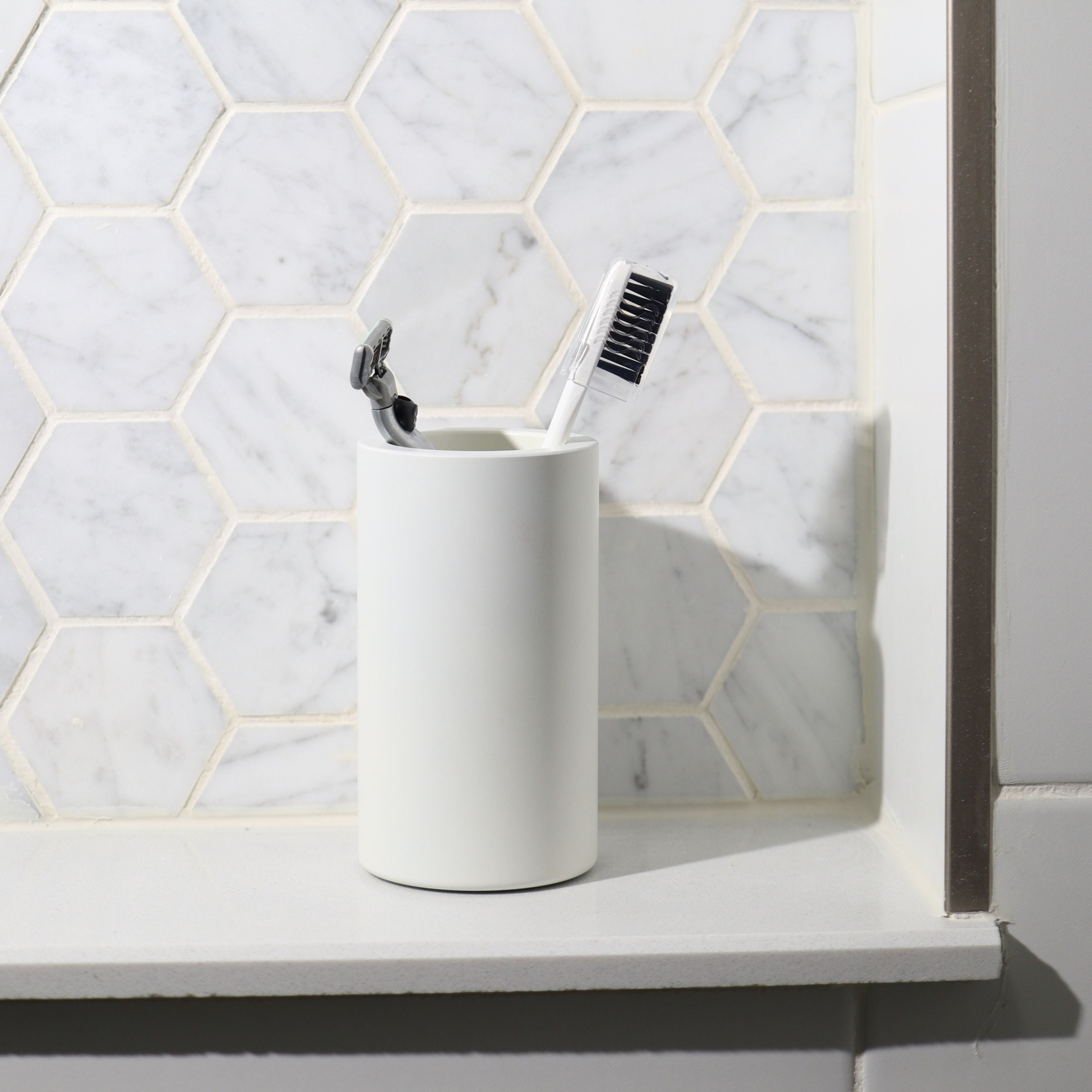 Countertop organizer - snow white color