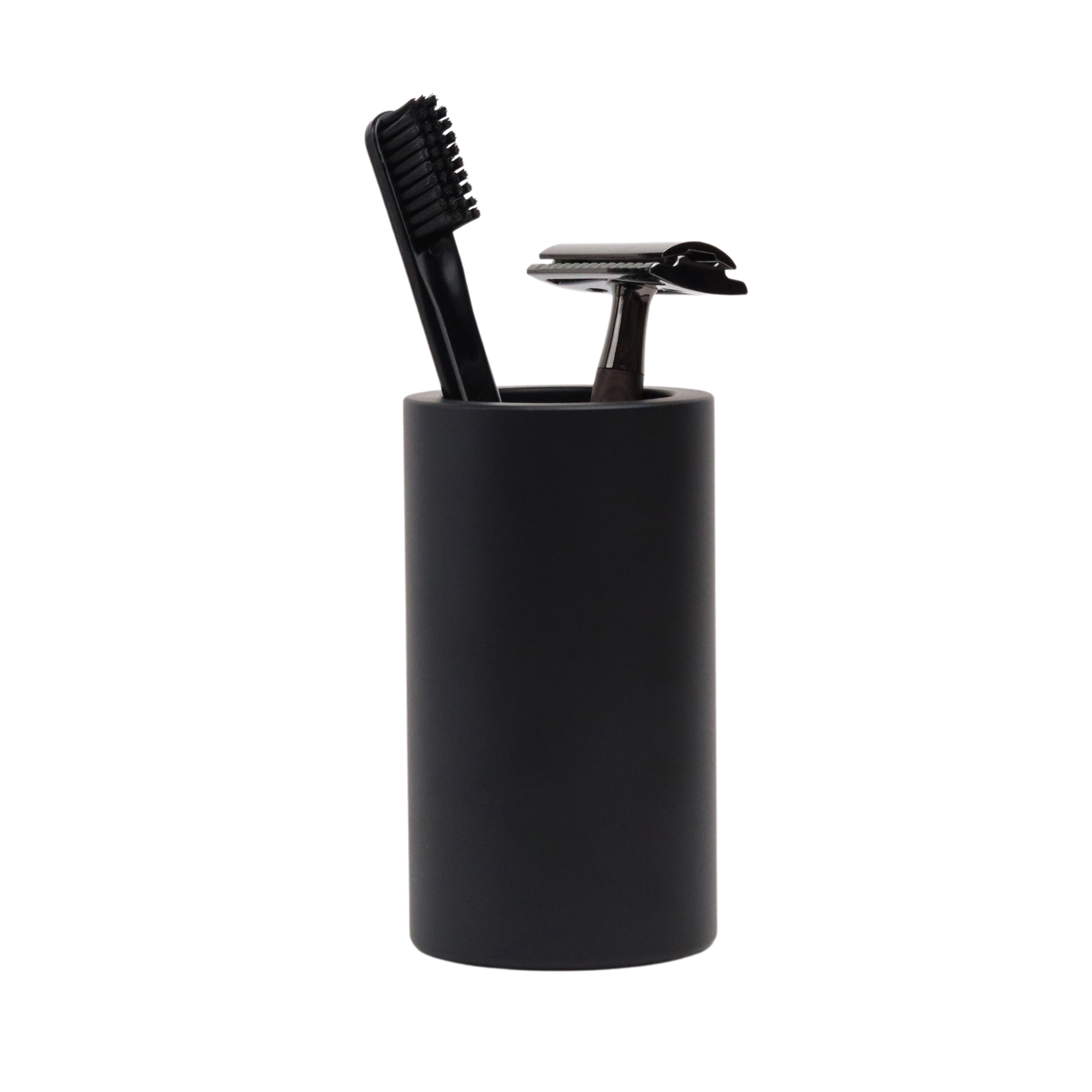 Charcoal black countertop organizer