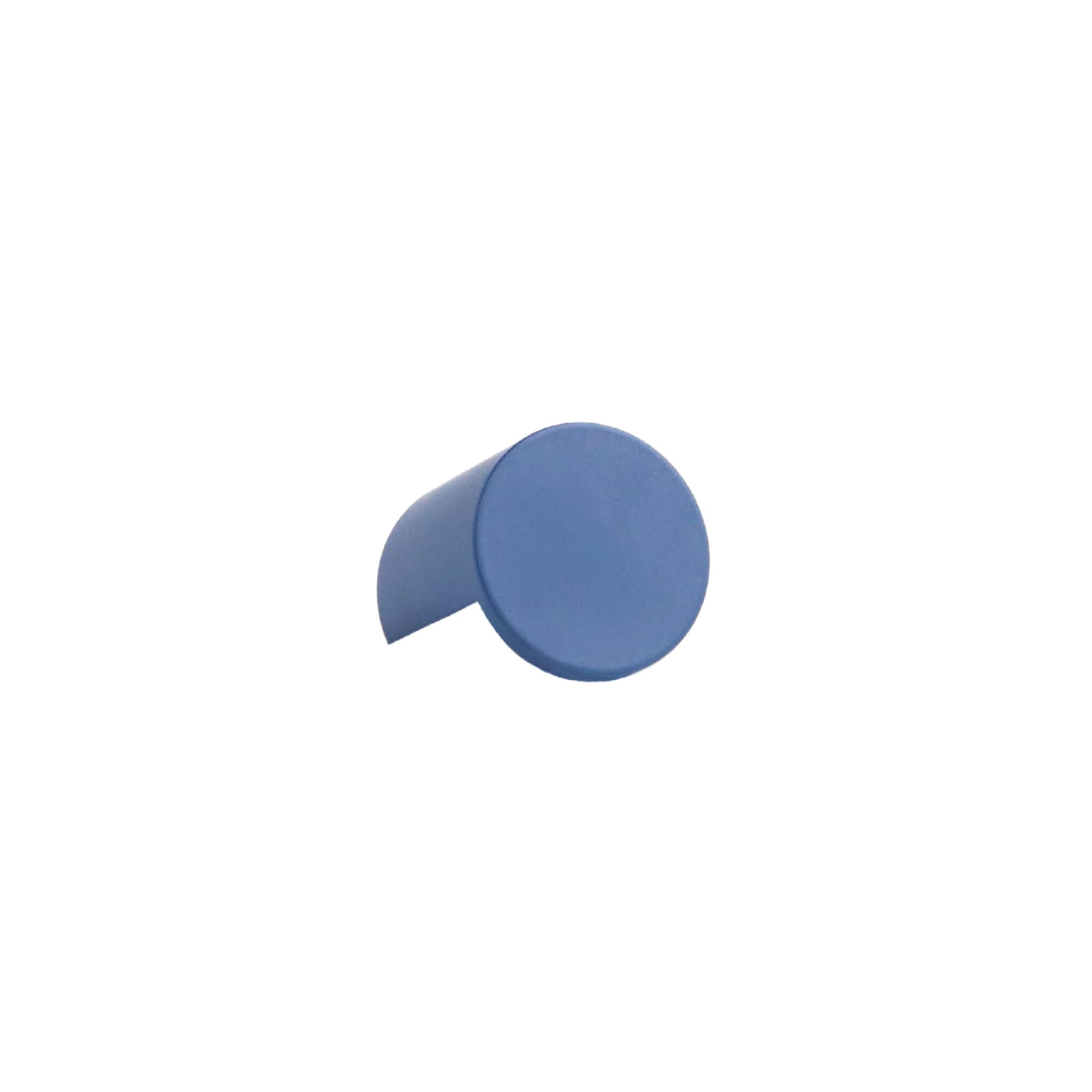 Polo blue mid-century modern cutout knob