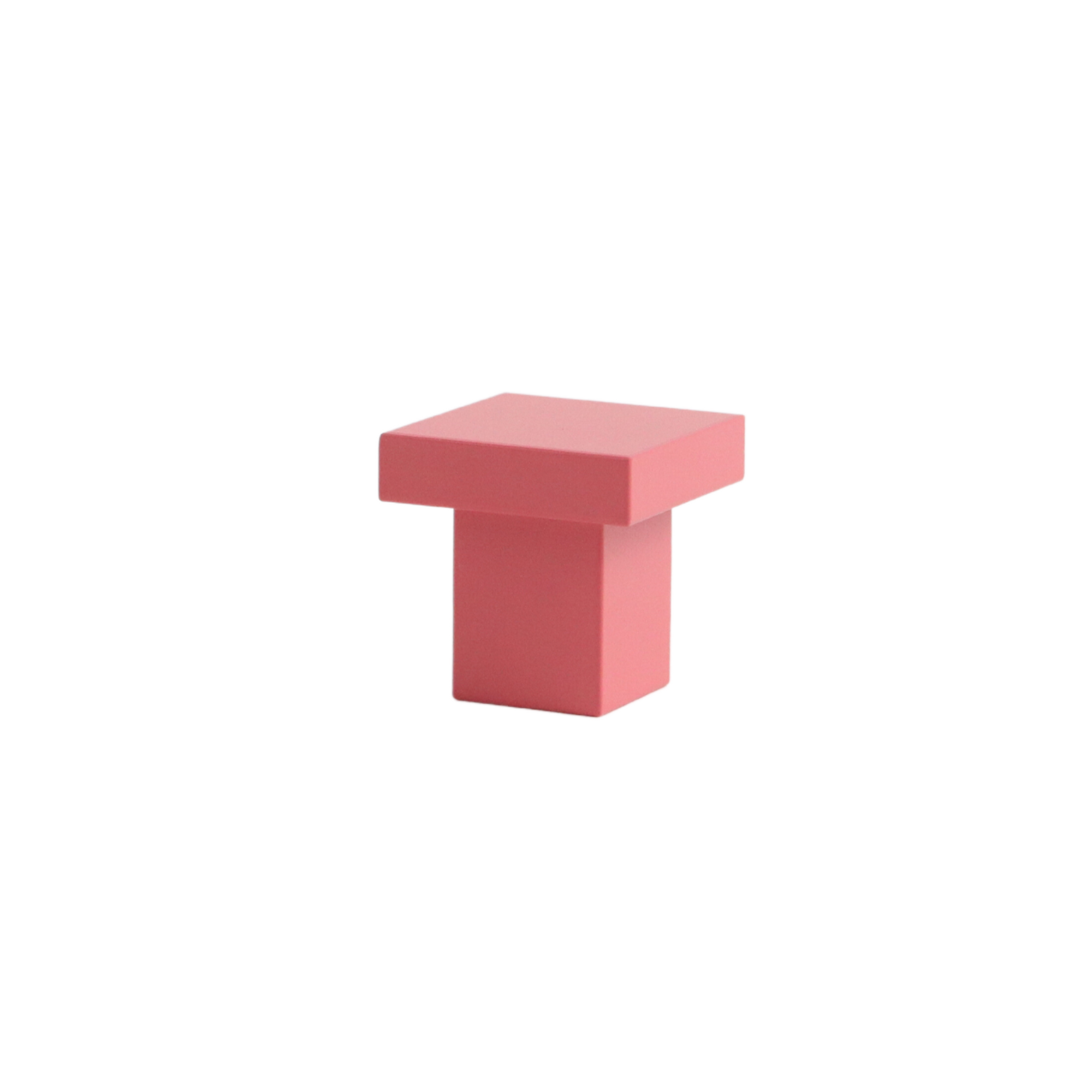Art Deco Square Knob - Rose #color_rose_gold