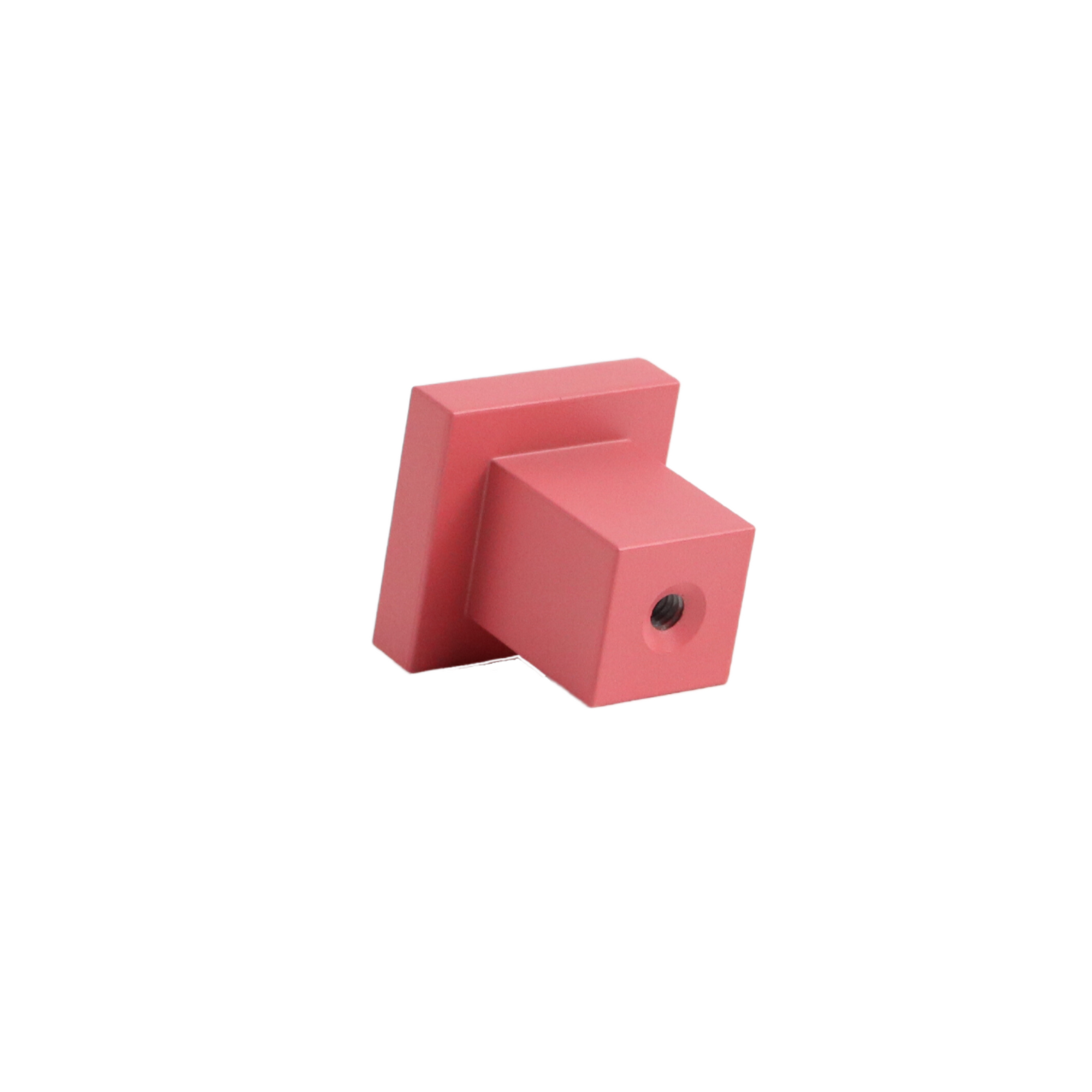 Art Deco Square Knob - Rose #color_rose_gold