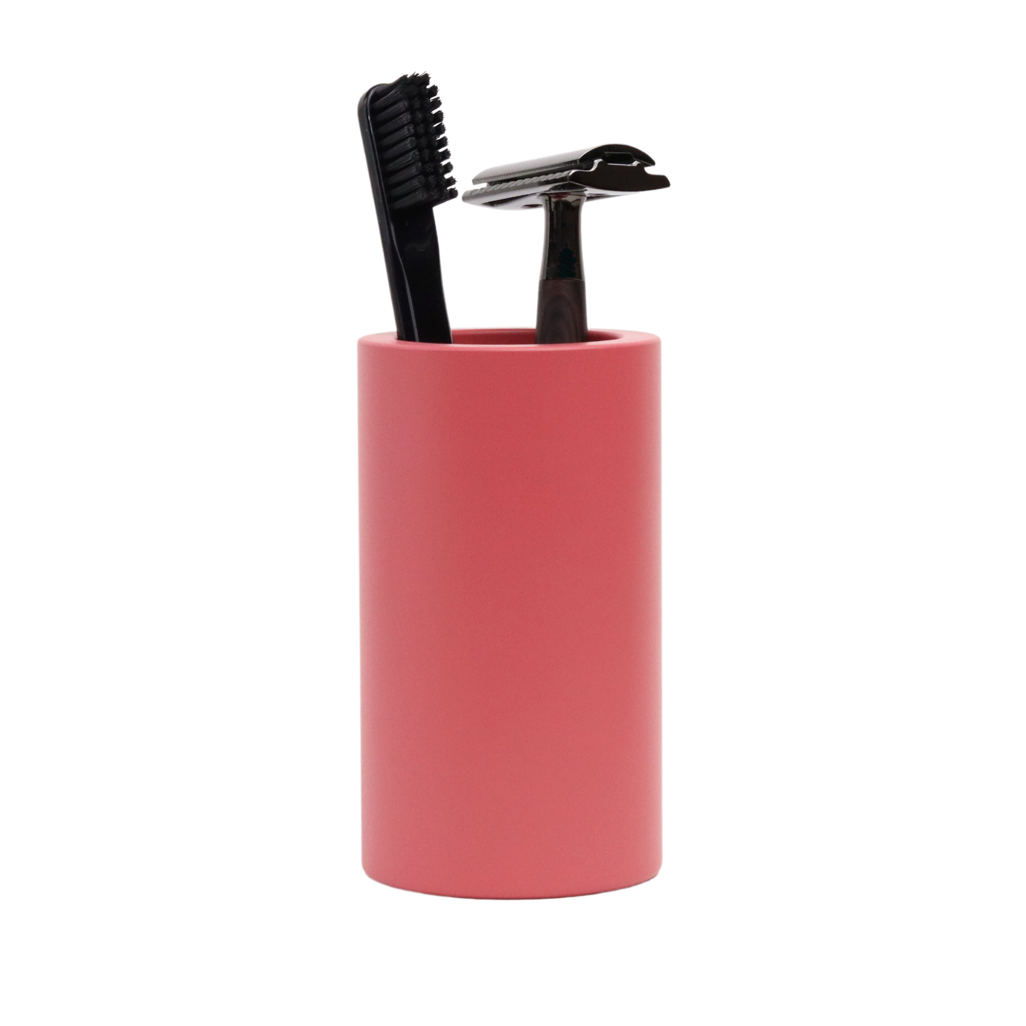 Blush pink countertop organizer