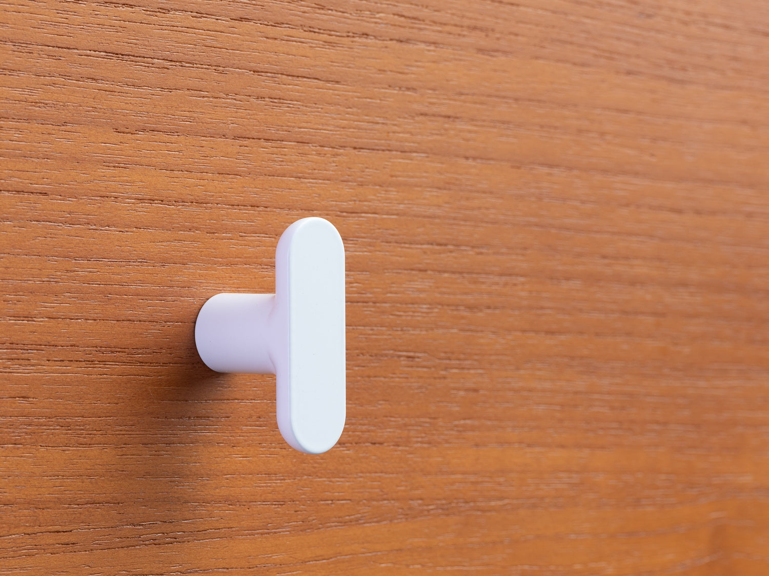 Intuitive Designs: The Mid Century Modern T Bar Knob - TBar On Blue Cabinets