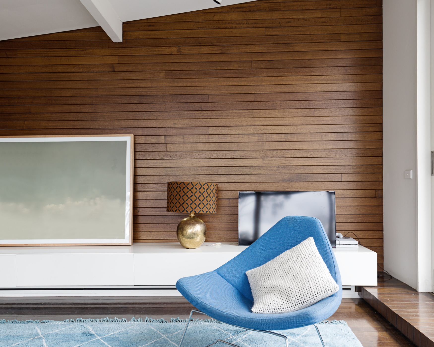 Mid-Century Modern style with sleek lines, functional design, and natural materials, reflecting timeless elegance and versatility.