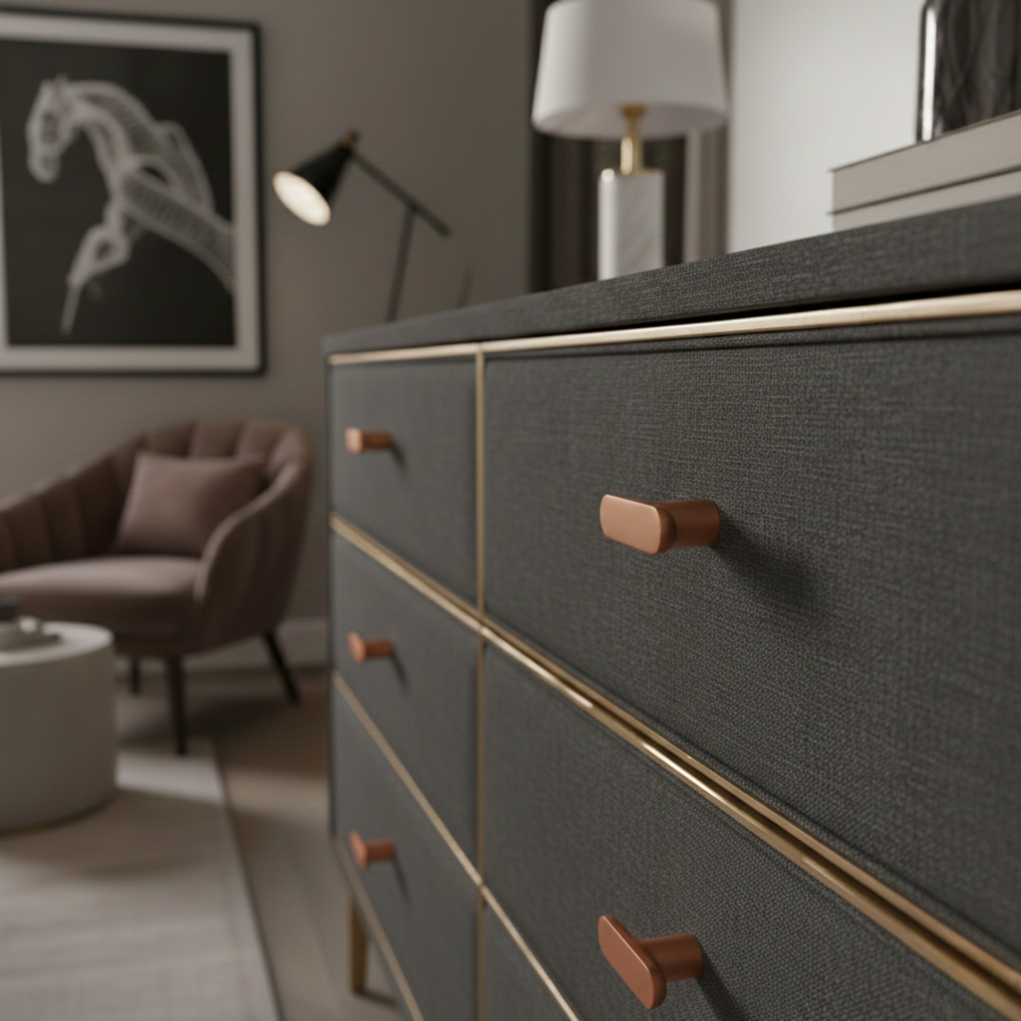 Mid-Century Modern T-Bar Knob