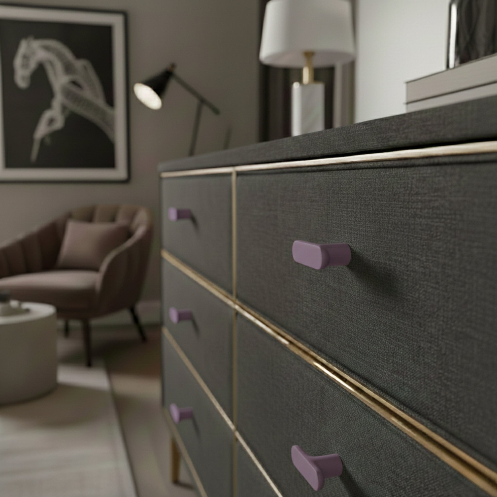 Mid-Century Modern T-Bar Knob