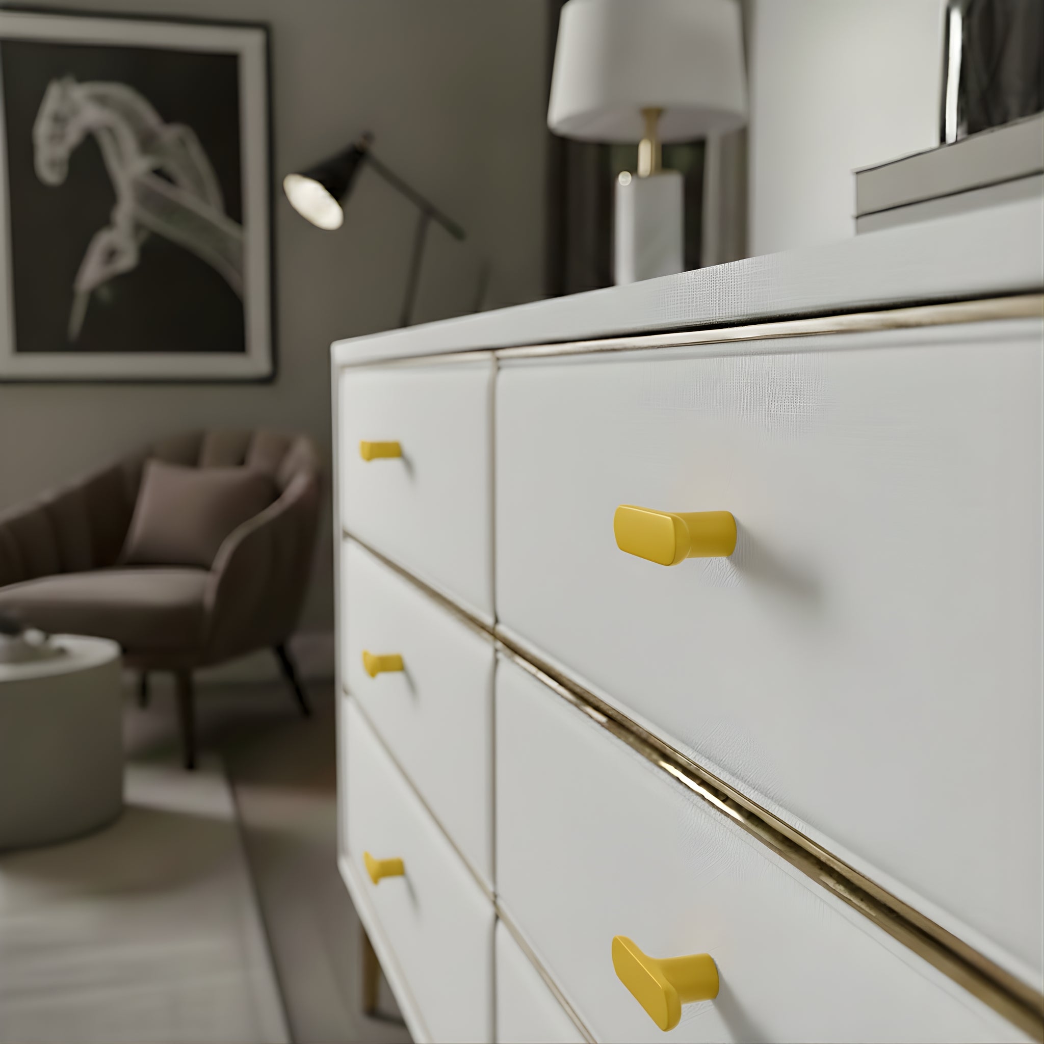 Mid-Century Modern T-Bar Knob