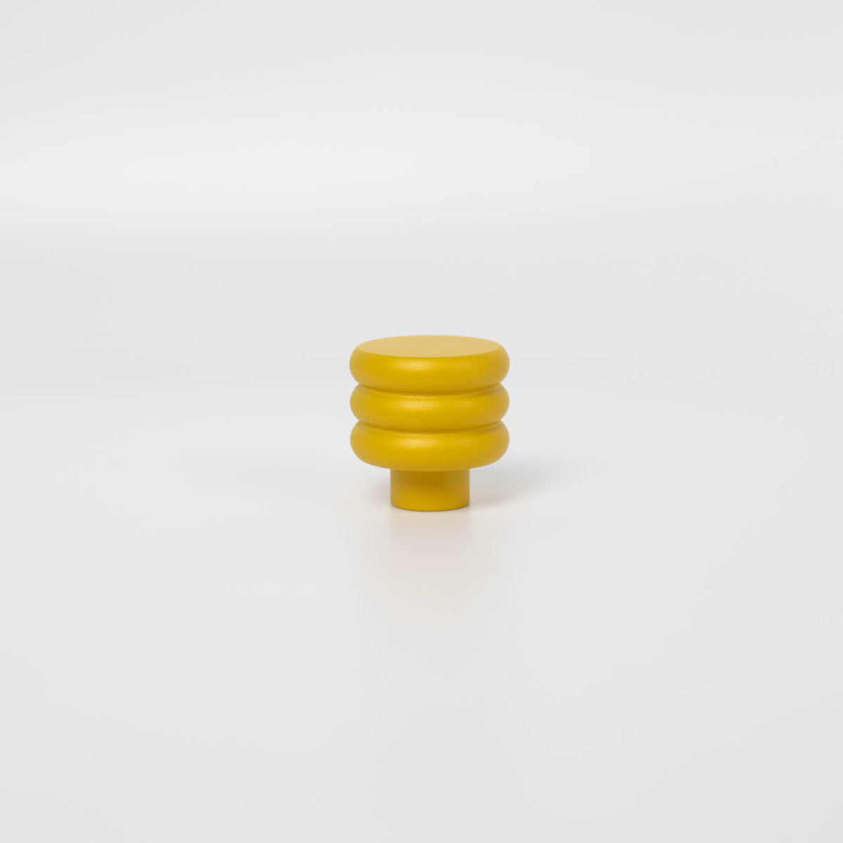 Sunflower Yellow Honeycomb Modern Cabinet Knob