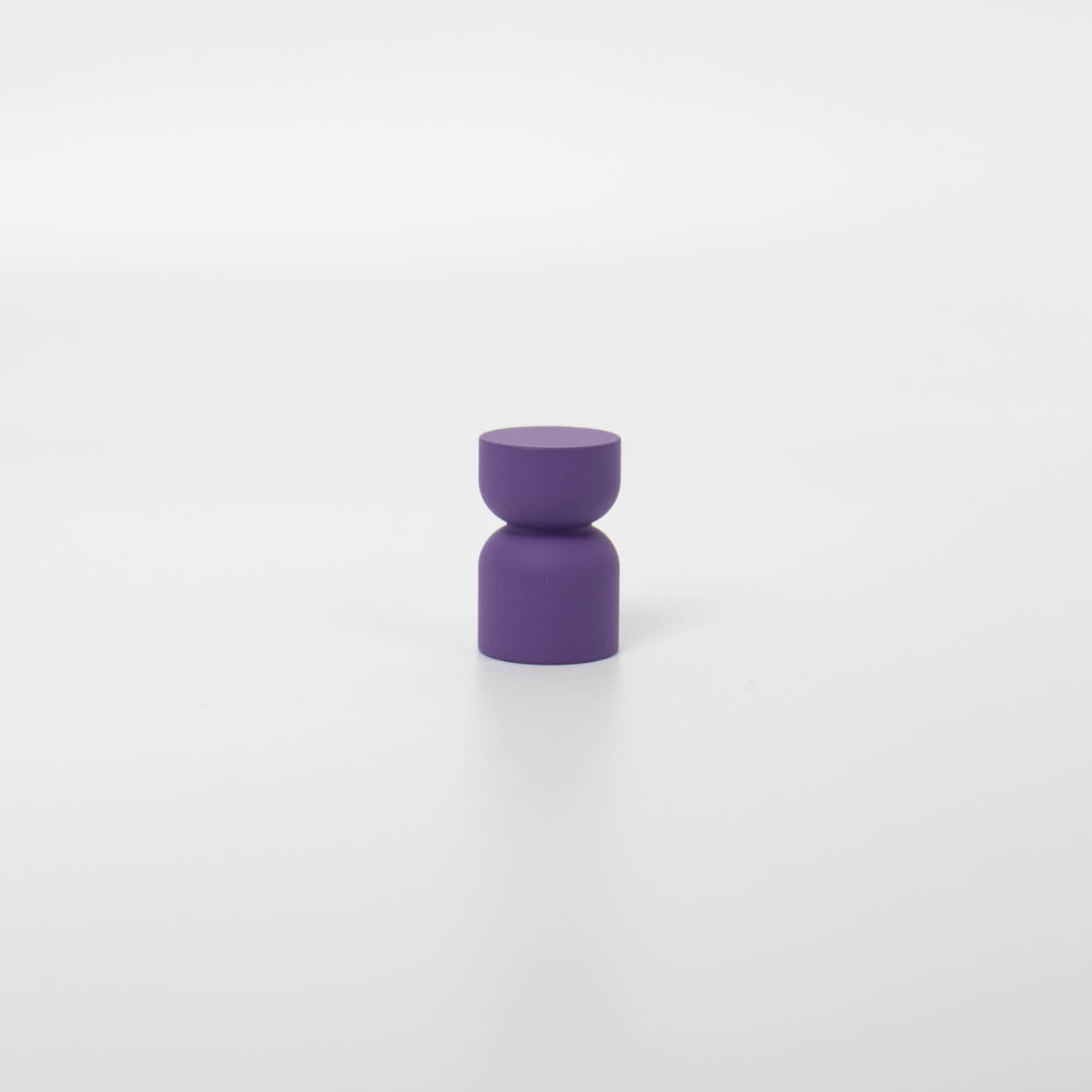 Royal purple hourglass Mid-Century  Cabinet Knob